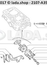 Original LADA 2105-1107120, Adjustment screw