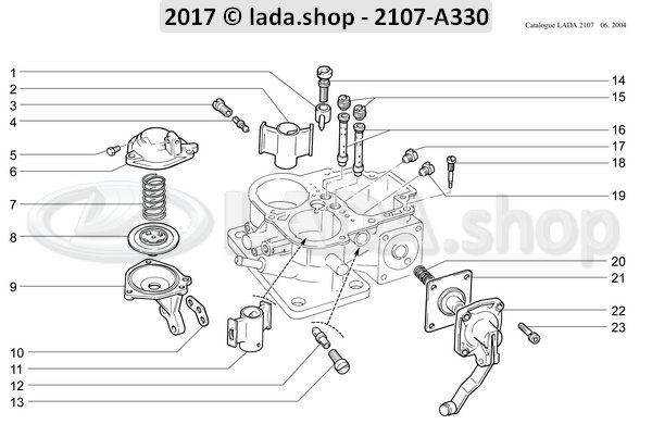 Original LADA 2105-1107505-10, Unité d’entraînement pneumatique