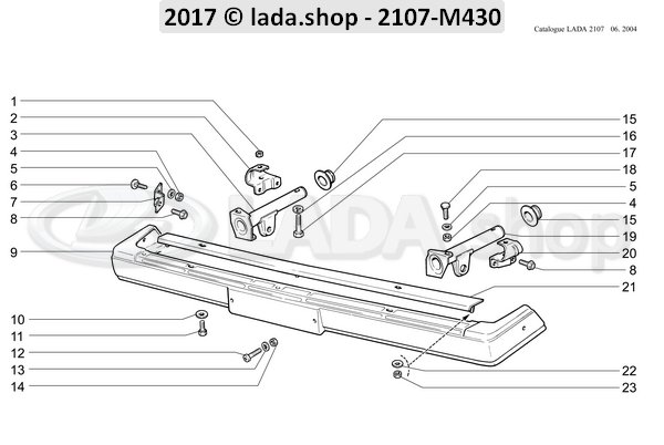 Original LADA 2105-2803142, Boulon