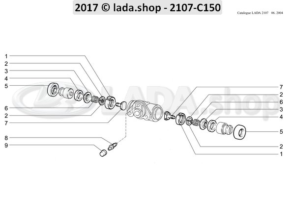 Original LADA 2105-3502043, Aro