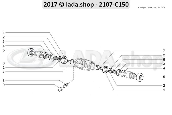 Original LADA 2105-3502054, Copo