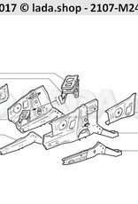 Original LADA 2105-3703092, Battery platform