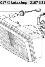 Original LADA 2105-3711040-10, zeehond