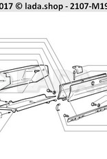 Original LADA 2105-5303034, Hinge. lid