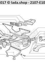 Original LADA 2105-8108060, Aireador lateral