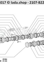 Original LADA 2107-1701174-10, Moyeu de synchro