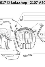 Original LADA 2108-1103010-11, Tankdop