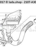 Original LADA 2112-1109080-02, Filter element