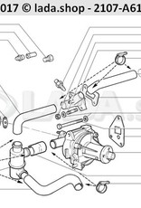 Original LADA 2112-3851010-05, Coolant temperature sender