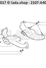 Original LADA 21214-1008042, Shield. manifold