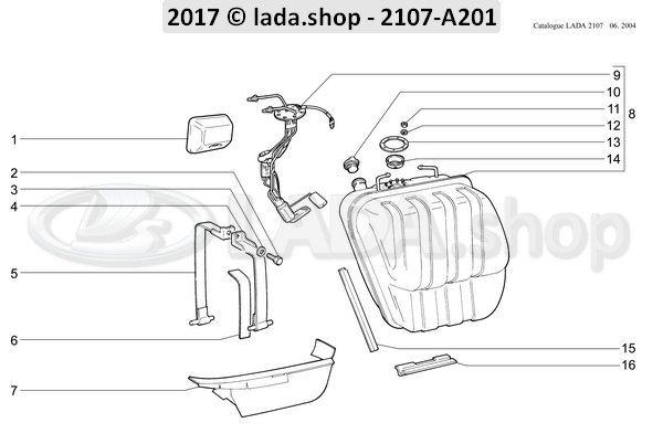 Original LADA 21214-1101138-10, Gasket