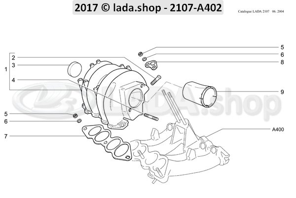Original LADA 2123-1008055-01, Pakking. plegnum