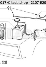 Original LADA 2101-5208406-CP, Tank uit 2 pompen.