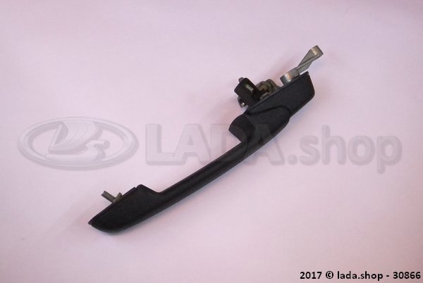 Original LADA 1118-6205150, Manija de puerta exterior der. en conjunto