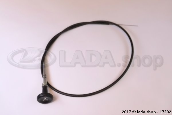 Original LADA 21056-1108100, Cable starter carburateur RHD L=1170mm