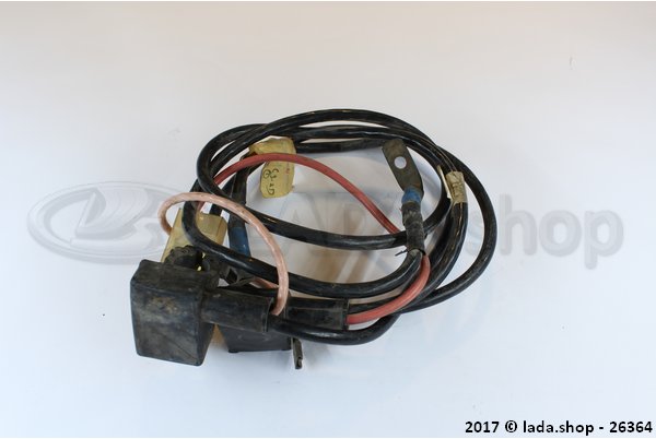 Original LADA 2121-3724070, Conducteur positif de la batterie 110cm Niva 1600