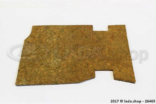 Original LADA 2121-5002039, Floor insulation. front LH