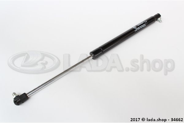 Original LADA 21213-8231010-05, Set (2 pcs) Verin a gaz pour hayon avec clips en polyamide 360N LADA Niva 4x4 1700