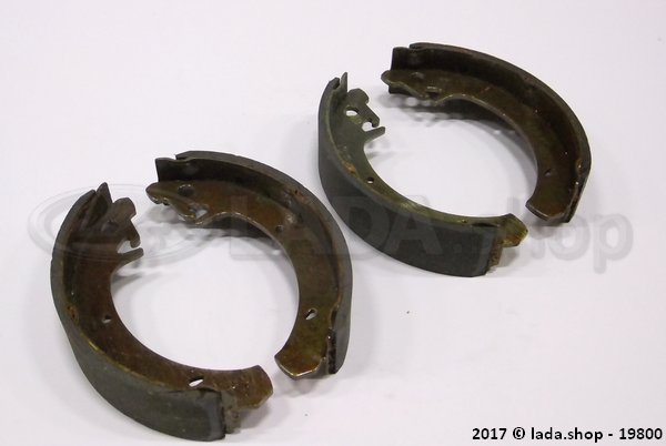 Original LADA 2108-3502090-55, Brake Set Sapato Samara - 110 series