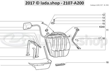 C7 Fuel tank