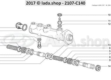 C7 Main brake cylinder