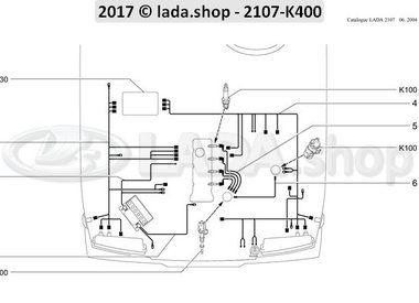 C7 Engine bay wire harness