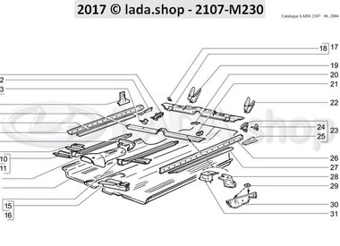 C7 Karosserieboden vorn