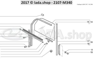 C7 Vitres de portes avant