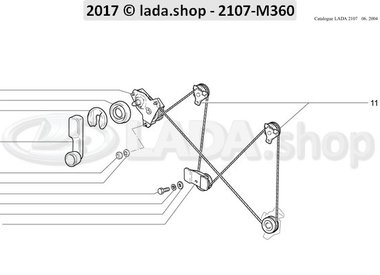 C7 Window lifters, front doors