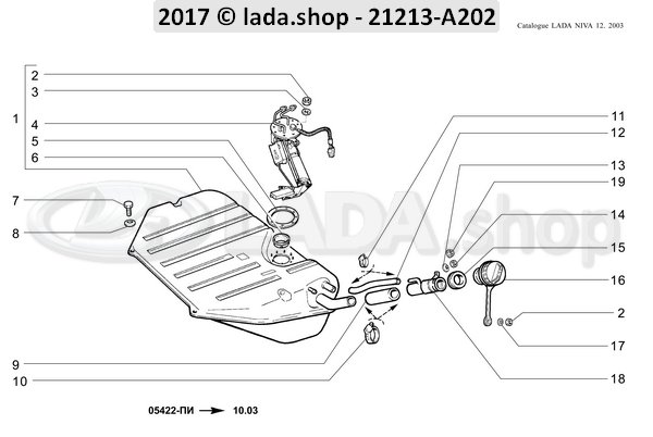 Original LADA 2108-1300080-60, Collier à vis Ø 20-32