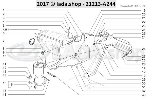 Original LADA 0000-1000396480, Anillo de empaquetadura 14x1.5