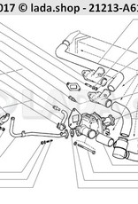 Original LADA 0000-1003540821, Espargos M6X14