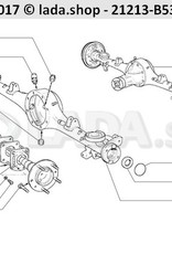 Original LADA 0000-1004324411, Verschlußschraube mit Kegelgewinde 22x1.5