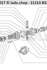 Original LADA 2101-2402052-03, oliekeerring                      