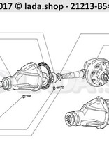 Original LADA 2101-2402052-03, Oil seal