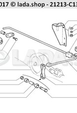 Original LADA 0000-1000902821, Bolt M6x30