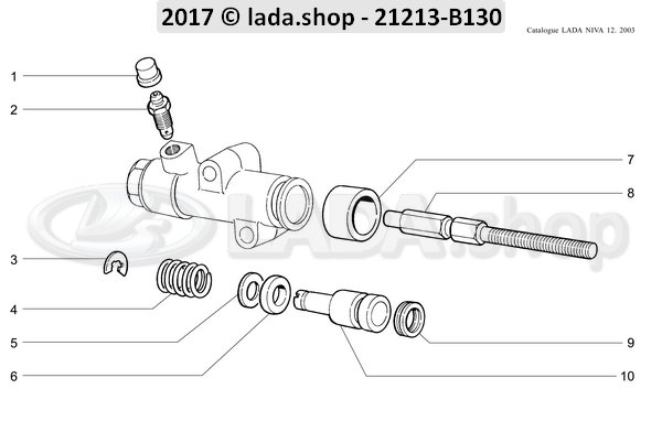 Original LADA 2101-1602516, Empaquetadura