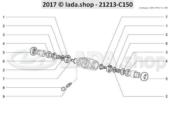 Original LADA 2101-1602591, Raccord de durit