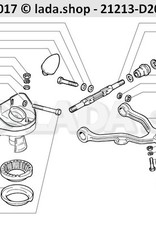 Original LADA 0000-1002574811, Porca M14X1.5 Auto-Travamento