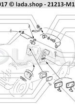 Original LADA 0000-1003276201, Schraube M6x16