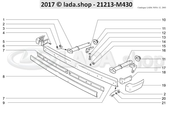 Original LADA 0000-1002598471, Arandela 8 de fijacion