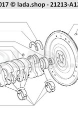 Original LADA 2101-1000102-12, Conjunto De Rolamento Principal Conchas De +0.50 Mm