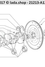 Original LADA 2101-1000102-12, Conjunto De Rolamento Principal Conchas De +0.50 Mm