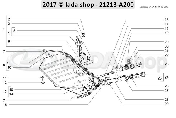Original LADA 2121-1101060-20, Do Deposito De Combustivel