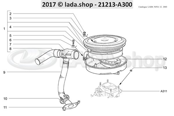 Original LADA 0000-1000519501, Rondelle 7