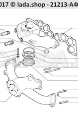 Original LADA 0000-1001500121, Stud M6x14