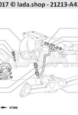 Original LADA 0000-1001500121, Espargos M6X14