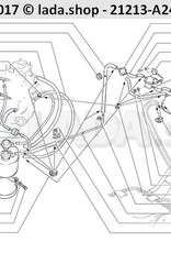 Original LADA 2105-1127025, Schlauch 330 mm