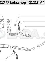 Original LADA 21213-1203073-82, Uitlaat ophangrubber