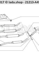 Original LADA 21213-1203073-82, Anel De Suspensao.Silenciador